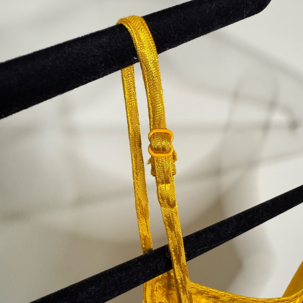 Yellow Gold Slip Dress - Picture 4 of 5